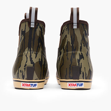 XTRATUF Men’s Mossy Oak Bottomland Ankle Deck Boot